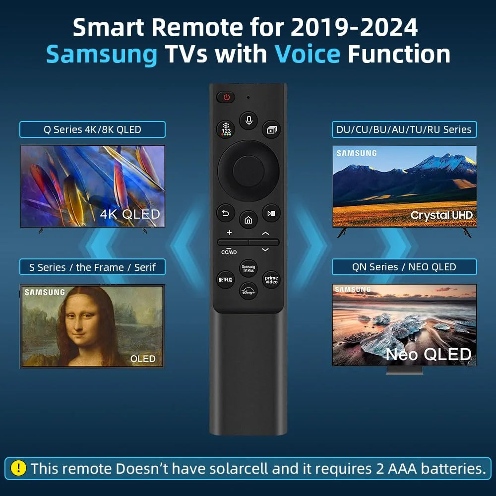 Samsung remote control for Samsung smart TV with voice function